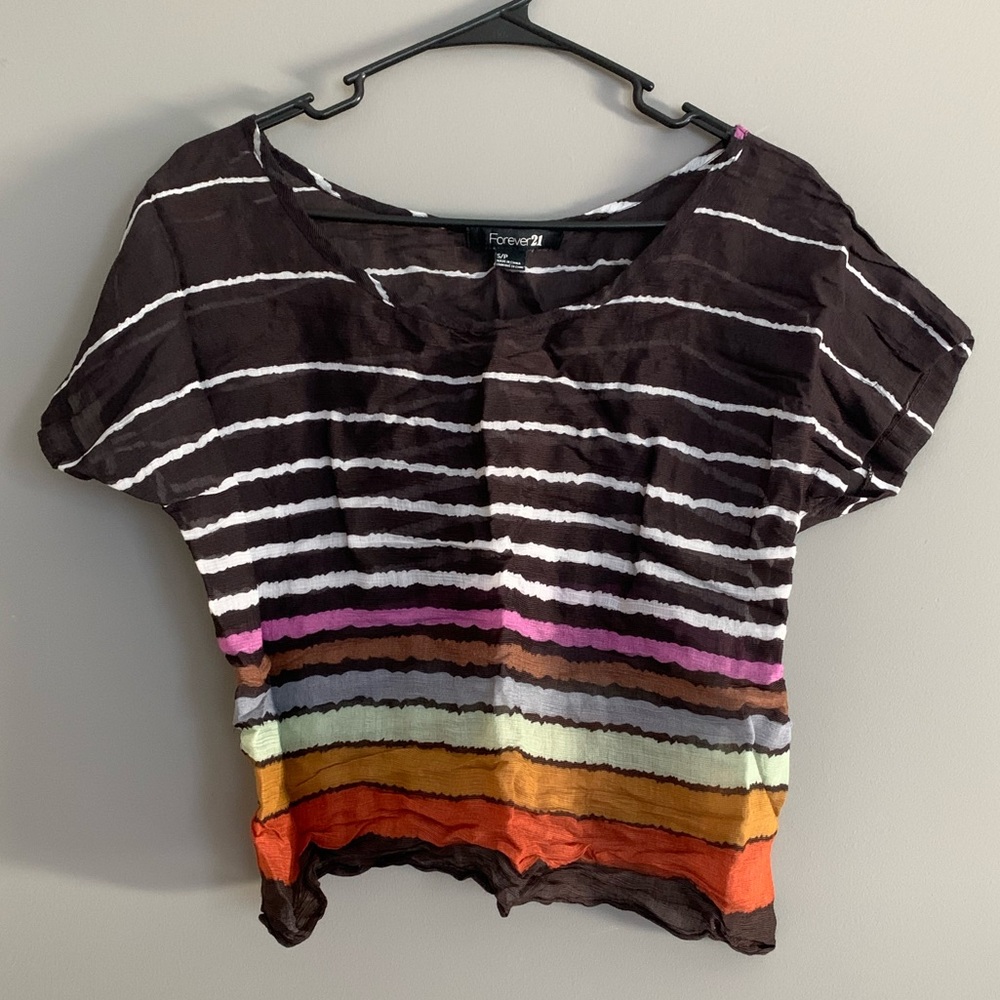 Forever 21 sheer blouse